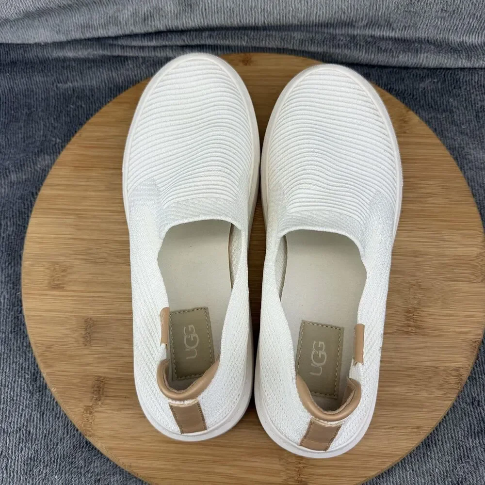 UGG White and Tan Sneakers - Picture 6 of 11